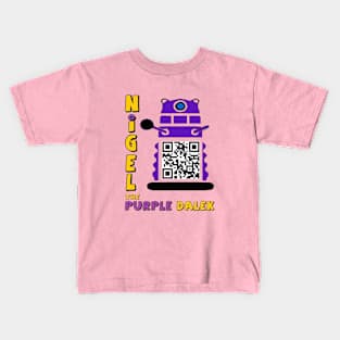 Nigel the Purple Dalek Kids T-Shirt